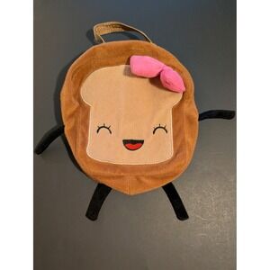 Champy Chinito Plush Toast Kawaii Character Purse Bag Brown Pink Kidcore